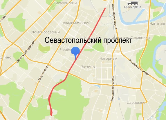 Акадо по адресу Севастопольский проспект
